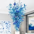 thumbnail image 6 of Hand Blown Glass Chandelier Modern Luxury Chandeliers Ceiling Lights Fixtures Hanging Pendant Lights Flush Mount Lights Luminating Your Indoor Room Kitchen Island (Customizable Size& Color), 6 of 8