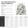 thumbnail image 5 of Gaeub green plaid Moose tree Men's and Women's UPF 50+ Long-Sleeved Sun Protection Clothing, Fishing Shirt Long Sleeve Zip-3X-Large, 5 of 7