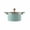 Blue, variant on NTGFU Enamel Stew Pot, Large Capacity Double-Handled Stew Pot, Non-Stick Multifunctional Household Pot, Suitable for Large Gatherings Such as Labor Day and Christmas - White