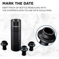 thumbnail image 3 of Ivation 6-Piece Rechargeable Wine Saver Pump with Reusable Wine Stoppers, 3 of 9