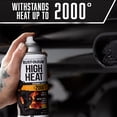 thumbnail image 3 of Black, Rust-Oleum Automotive High Heat Protective Enamel Flat Spray Paint-248903, 12 oz, 3 of 6