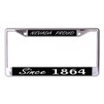 thumbnail image 1 of Nevada Proud Since 1864 Chrome License Plate Frame, 1 of 1