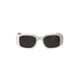 thumbnail image 2 of Lentes de sol Prada SPR 17W 142-5S0 Symbole Rectangle Blanco Plata, 2 of 6