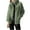 Green, variant on Homenesgenics Jackets for Women Plus Size No Hood Women's Fashion Plush and Thick Standing Collar Warm Cardigan Zipper Fleece Tops Sweater Jacket Pink S