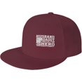Husband Daddy Protector Hero Hat Adjustable Hip Hop Style Flat Bill ...