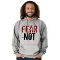 thumbnail image 5 of Fear Not Paint Splatter Christian Hoodie Sweatshirt Women Men Brisco Brands M, 5 of 6