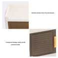 thumbnail image 3 of Stackable Storage Bin, Foldable Transparent Closet Organizer Box with Multi Layer Stacking for Students Snacks Books, 3 of 7