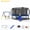 Blue, variant on Mersco 10FT Heavy Duty Trampoline with Enclosure Net ,Slide ,Swing Set Outdoor Trampoline for Backyard,Kids Trampoline with Basketball Hoop,Birthday and Holiday Gifts for Kids,Green
