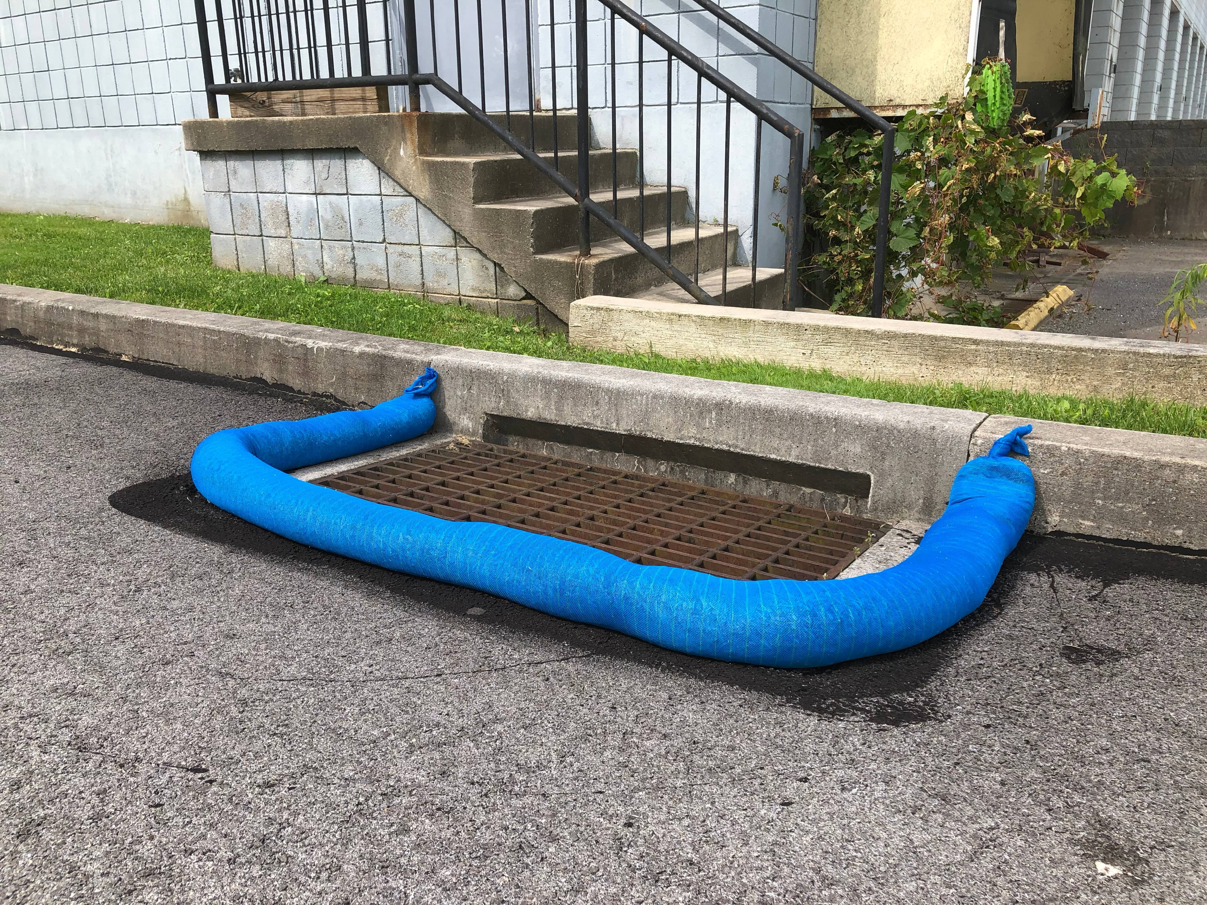 New Pig Standard Storm Drain Filter Sock Blue 10' L