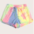 thumbnail image 3 of IROINNID Women's Mid Waist Workout Sports Casual Beach Shorts, 3 of 5