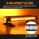 thumbnail image 2 of Barra de luces estroboscópicas LED LINKITOM de 30 LED ámbar con base magnética, 2 of 8