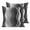 black-grey, variant on 16x16 Pillow Covers Set of 2, Black Stripes Square Throw Pillow Covers for Couch/Sofa/Living Room, Modern Simple Greyish Gradient Lines Decorative Soft Pillowcases for Couch Throw Pillows