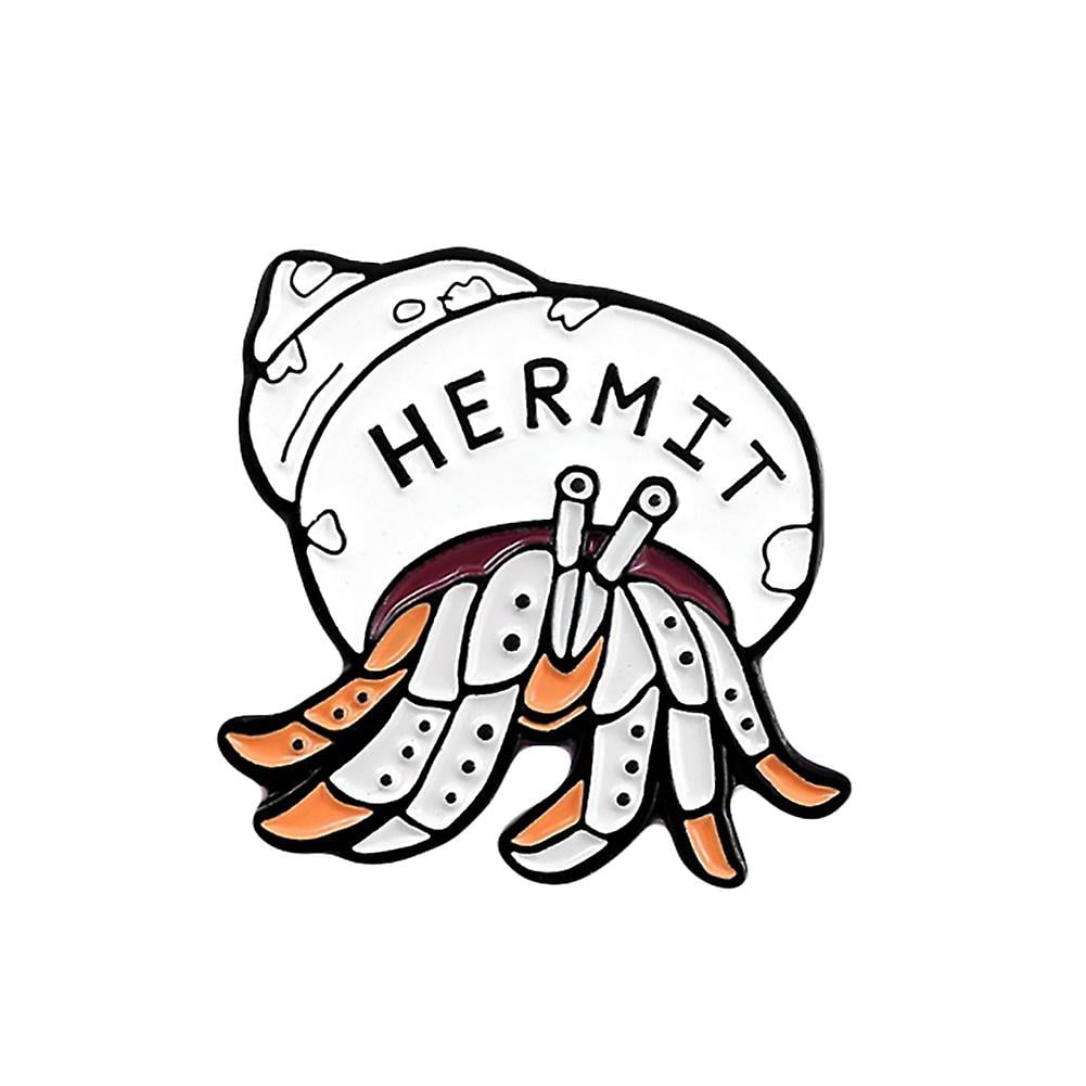 Cartoon Hermit Crab Enamel Brooch Pin Unisex Badge Denim Coat Clothes Decor  | Walmart Canada