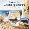 thumbnail image 4 of 3D Ocean Animal Glassware, Sculpted Marine Animal Wine Cup, Octopus Seahorse Crab Turtle Whale Shark Glass for Coastal Decor and Home Bar, 4 of 7