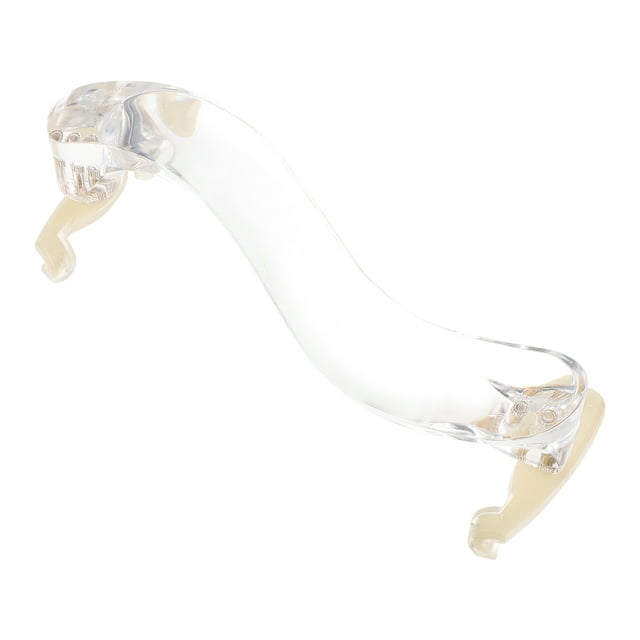Shisuyan 1Pc Simple and Practical Violin Shoulder Supporter Acrylic Shoulder Pad (White)