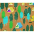 thumbnail image 5 of oneOone Cotton Flex Orange Fabric Camping Quilting Supplies Print Sewing Fabric By The Yard 40 Inch Wide, 5 of 6