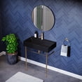 thumbnail image 7 of Claire 30 Ceramic Console Sink White Basin Chrome Legs, 7 of 7