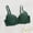 Army Green AG75B, variant on Bras Women Womens Underwear Gathered No Underwire Bras Solid Color Thin Brassiere Loose Casual Wear Gray 75B
