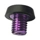 thumbnail image 1 of Tapón inferior para taco de billar, cubierta inferior, aleación de aluminio ligero y caída de goma violeta negro, 1 of 9