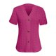 thumbnail image 3 of Casual Primavera Tops para las Mujeres V-Cuello Torcido Botón Color Sólido Suelto de Manga Corta, Fácil Oficina Y Fiesta de Uso, 3 of 4
