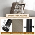 thumbnail image 6 of Atilioo 5 Tiers Bookcase, Heavy Durty Bookshelf Storage Organizer, Tall Display Shelves for Bedroom, Living Room, Gray, 6 of 10