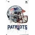 thumbnail image 4 of NFL New England Patriots - Drip Helmet 20 Wall Poster with Push Pins, 14.72" x 22.37", 4 of 6