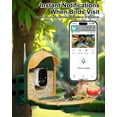thumbnail image 4 of Bird Feeder with Camera, Smart Birdfeeder with Cam Solar Powered, 2K HD Video, AI Identification, Instant Arrival Alerts, IP66 Bird Bath & Feeder,Gift for BirdLover, 4 of 8