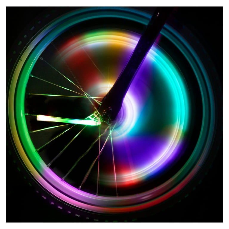 Brightz Color Morphing LED Bicycle Spoke Lights Spinbrightz, Water-Resistant, 1 Pack Brightz Color Morphing LED Bicycle Spoke Lights Spinbrightz, Water-Resistant, 1 Pack