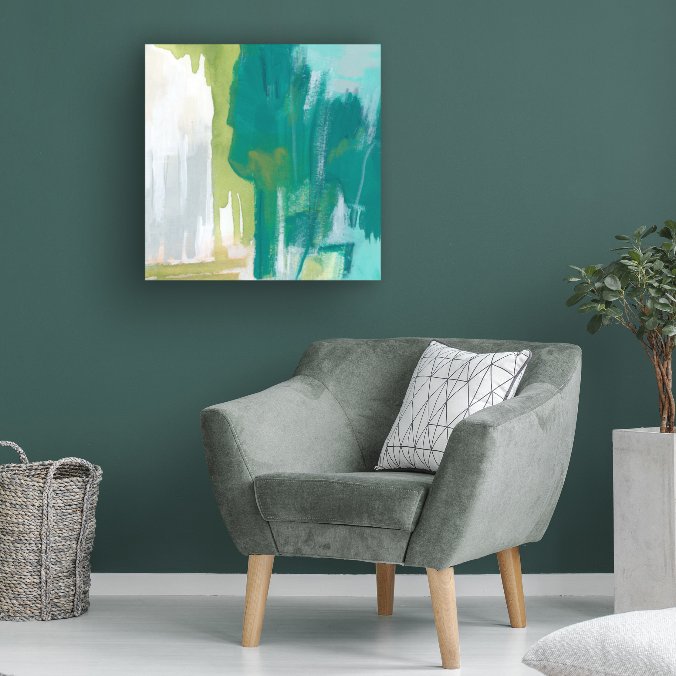 Trademark Fine Art June Erica Vess Cuadra IV Canvas Wall Art