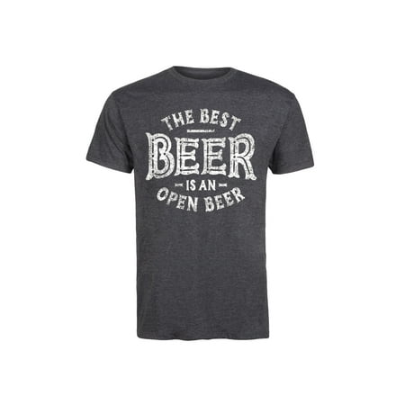 The Best Beer Is An Open Beer - Mens Short Sleeve Tee (Best Beer In The Us)