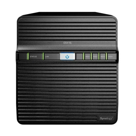 Synology DS418J DiskStation 4-Bay Diskless NAS (Best Synology Nas For Small Business)
