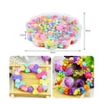 thumbnail image 4 of 471PCS Snap Beads Creative Acrylic DIY Beads Toy DIY Jewelry Beads with Bead Thread, 4 of 7