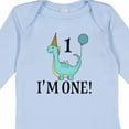 thumbnail image 4 of Inktastic First Birthday Dinosaur Party 1 Year Old Boys or Girls Long Sleeve Baby Bodysuit, 4 of 5