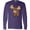 Purple, variant on Inktastic Cute Moose Long Sleeve T-Shirt