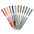 thumbnail image 2 of uniball™ Gel Pens, Signo DX Ultra Micro Point (0.38mm) & Stick Medium Point (0.8mm), Assorted Colors - 12 Count, 2 of 5