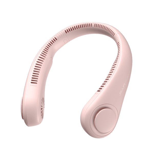 Ventilador de cuello portátil JISULIFE, ventilador sin aspas recargable por USB, MINI Ventilador eléctrico, banda para el cuello silenciosa, refrigeración portátil para deportes Tan Jianjun unisex