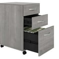 thumbnail image 6 of Studio C 72W U Shaped Desk with Mobile File Cabinet in Gray - Engineered Wood, 6 of 7