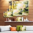 thumbnail image 2 of Impression sur toile « Road In Colorful Forest » Design Art, 2 of 3
