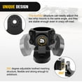 thumbnail image 4 of Nilight UTV Flag Antenna Mount Whip Light Mounting Bracket Black Adjustable Heavy Duty for 1.5 to 1.75inch 1.75 to 2inch for Polaris RZR Ranger Can Am Maverick X3 Talon, 2 Years Warranty, 4 of 8