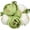 Green, variant on Silk Peony Bouquet Vintage Artificial Peonies Flower for Home Wedding Party Decor (1pcs, White)