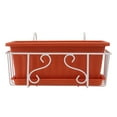 thumbnail image 1 of 1 Set Vegetable Planting Pot Flowerpot Rectangular Hanging Railing Flower Stand, 1 of 8
