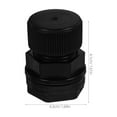 thumbnail image 2 of FUEENIRVA Conector Bulkhead Para De Negro Con Uso En Acuarios Y, 2 of 7
