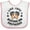 White and Pink, variant on Inktastic Live Love Australian Shepherds Boys or Girls Baby Bib