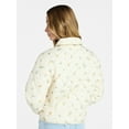thumbnail image 4 of No Boundaries Quilted Bow Jacket, Women's XXS-XXL, 4 of 7