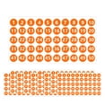 thumbnail image 4 of Etiquetas adhesivas numéricas, 10 hojas redondas, 1 a 50 calcomanías consecutivas para cartas, sobres de aula, bolsas, envoltorios de regalos, álbumes Soledad Pegatinas de números, 4 of 9