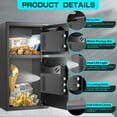 thumbnail image 4 of 6.0 Cub Extra Large Biometric Home Safe Box with Fireproof Waterproof Bag, Fingerprint Safe with Backlit Keypad and Dual Alarm System for Home Valuables, 4 of 7