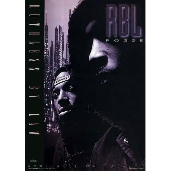 RBL Posse Ruthless By Law Poster