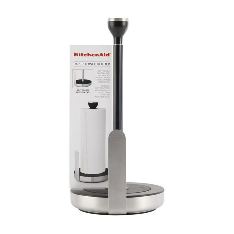  KitchenAid Classic Stainless Steel Paper Towel Holder,  Charcoal: Home & Kitchen