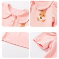thumbnail image 4 of Felwors Robe à Manches Courtes Imprimé Broderie Lapin pour Fille, Robe d'Été Décontractée 1 à 6 Ans, 4 of 6