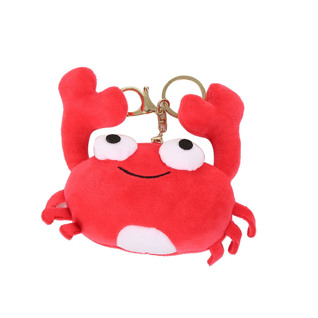 Toteaglile Crab Plush Toy Pendant Doll Cartoon Crab Cute Soft Toy 4.7 ...